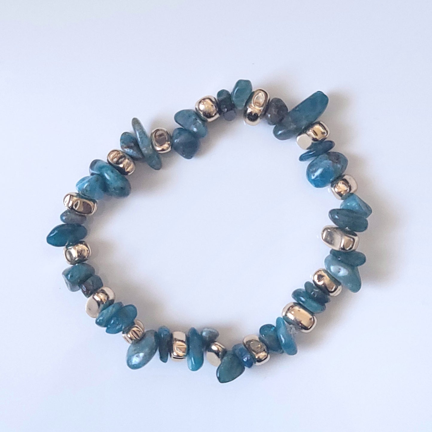 Adults Stretch Gemstone Crystal and Hematite Bracelets