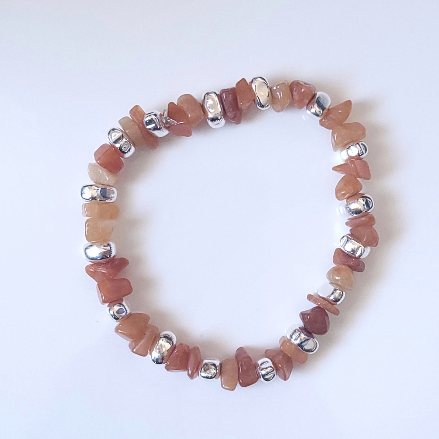 Adults Stretch Gemstone Crystal and Hematite Bracelets