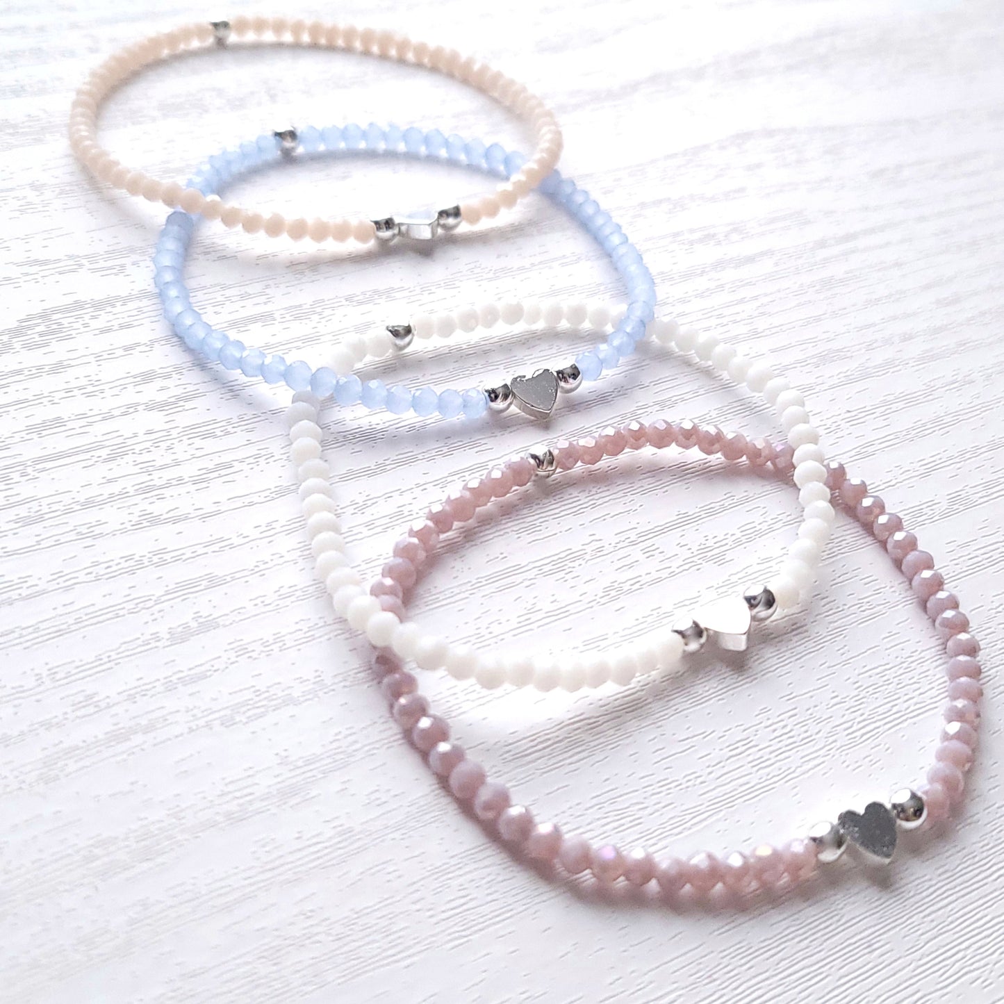 Stretch Pastel Bead Bracelet - Adults