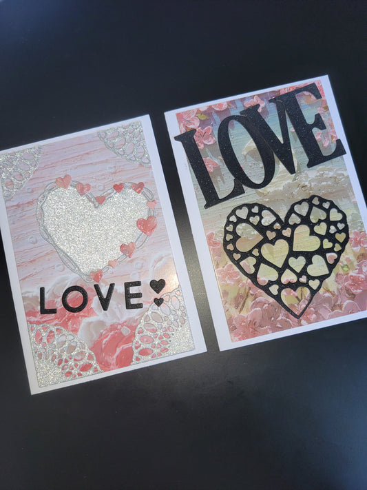 A6 One of a Kind Love blank cards