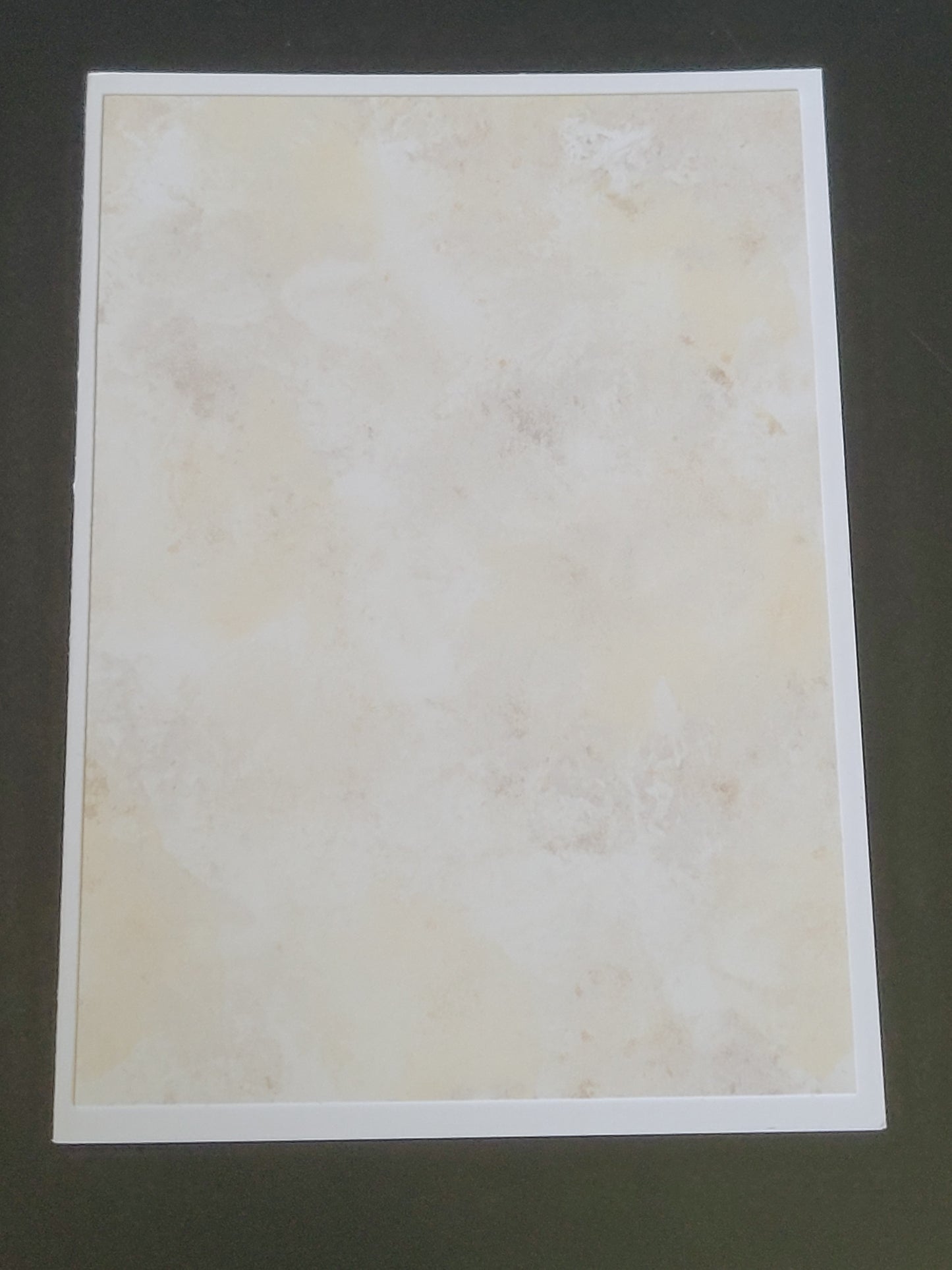 Set of 6 A6 Tea dyed blank cards