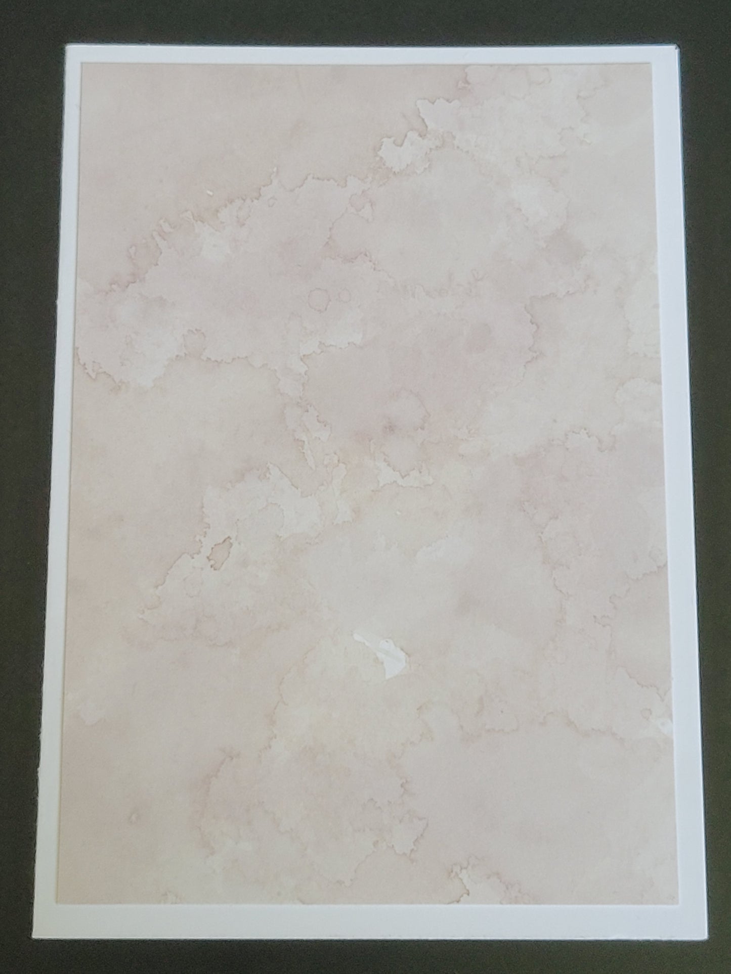 Set of 6 A6 Tea dyed blank cards