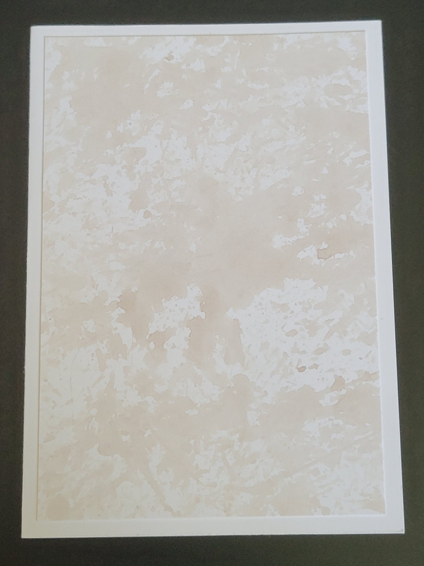 Set of 6 A6 Tea dyed blank cards