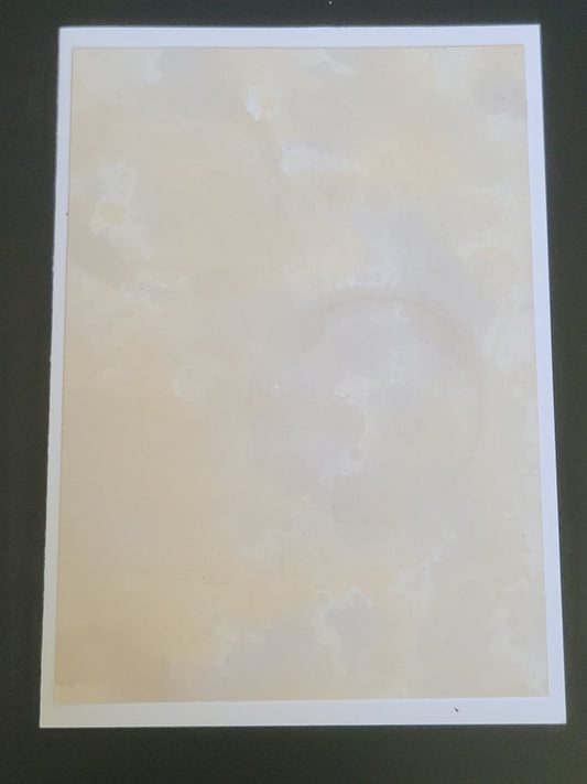 Set of 6 A6 Tea dyed blank cards