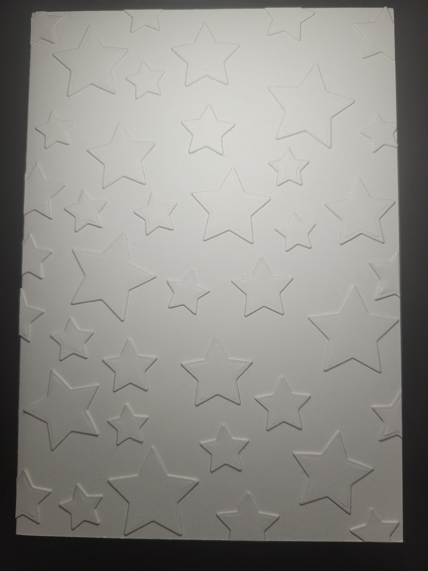 Set of 4 A6 Sprinkled Shape blank cards
