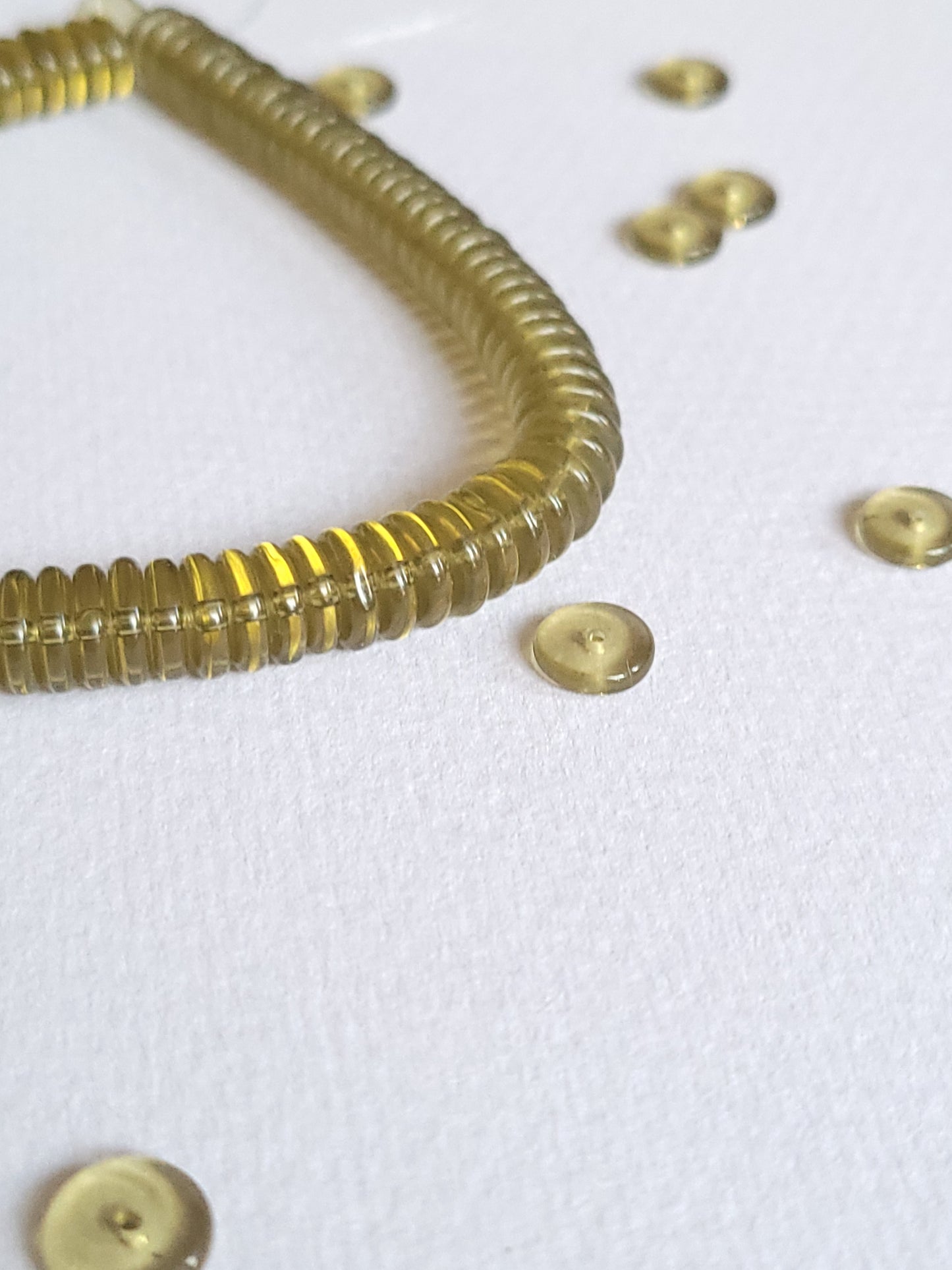 200+ beads - Crystal Rondelle Glass 8mm x 3mm (Round flat beads)