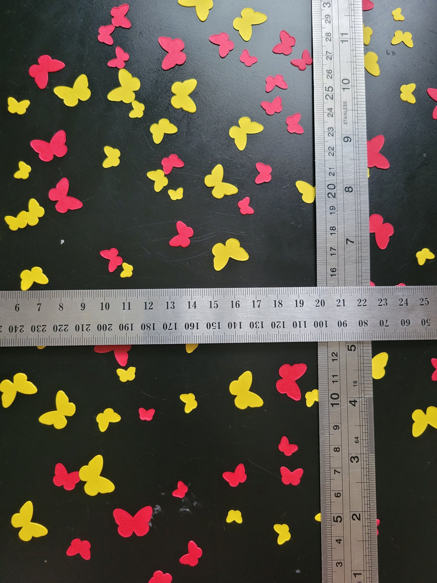 Paper Card 100 x Piece Confetti - Mini (choose your colour and shape)