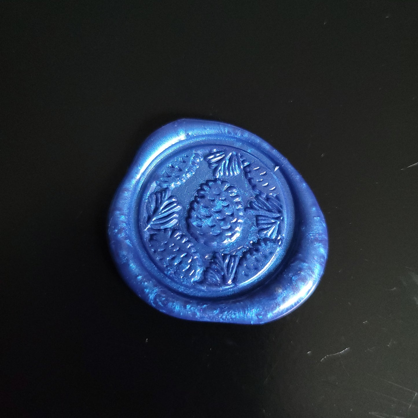 1 x single Adhesive Wax Seals - Individually hand poured and stamped. (Choose your colour & design)