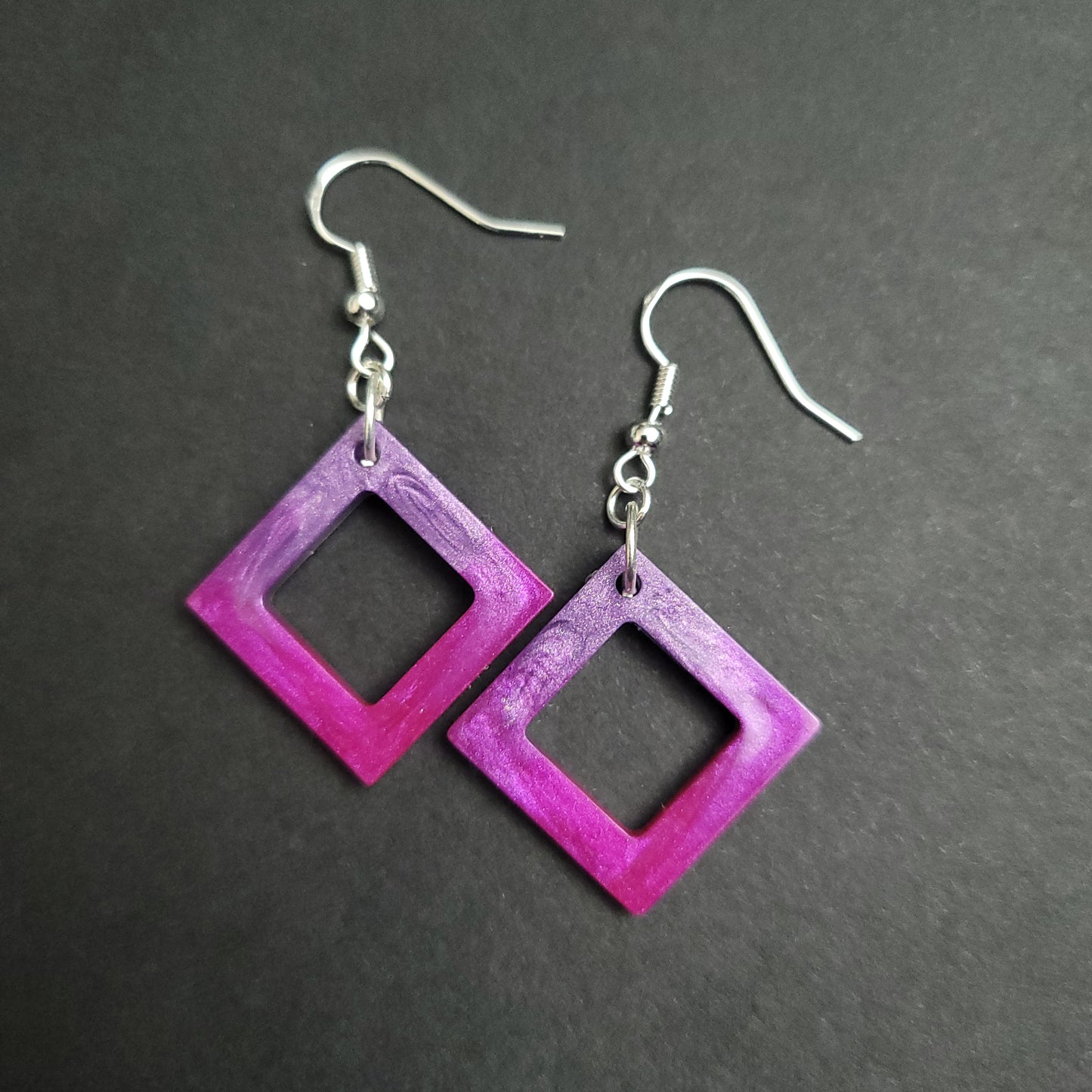 Outline Shape Resin Earrings (choose your variety)