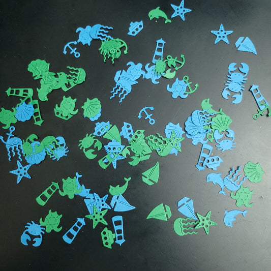 Paper Card 100 x Piece Confetti - Mini (choose your colour and shape)