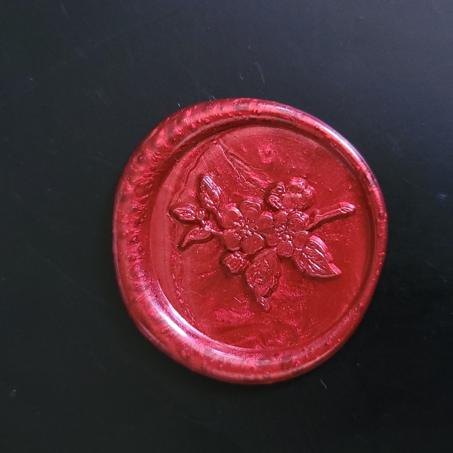 1 x single Adhesive Wax Seals - Individually hand poured and stamped. (Choose your colour & design)