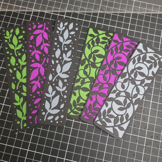 Giltter Shadow Bookmark