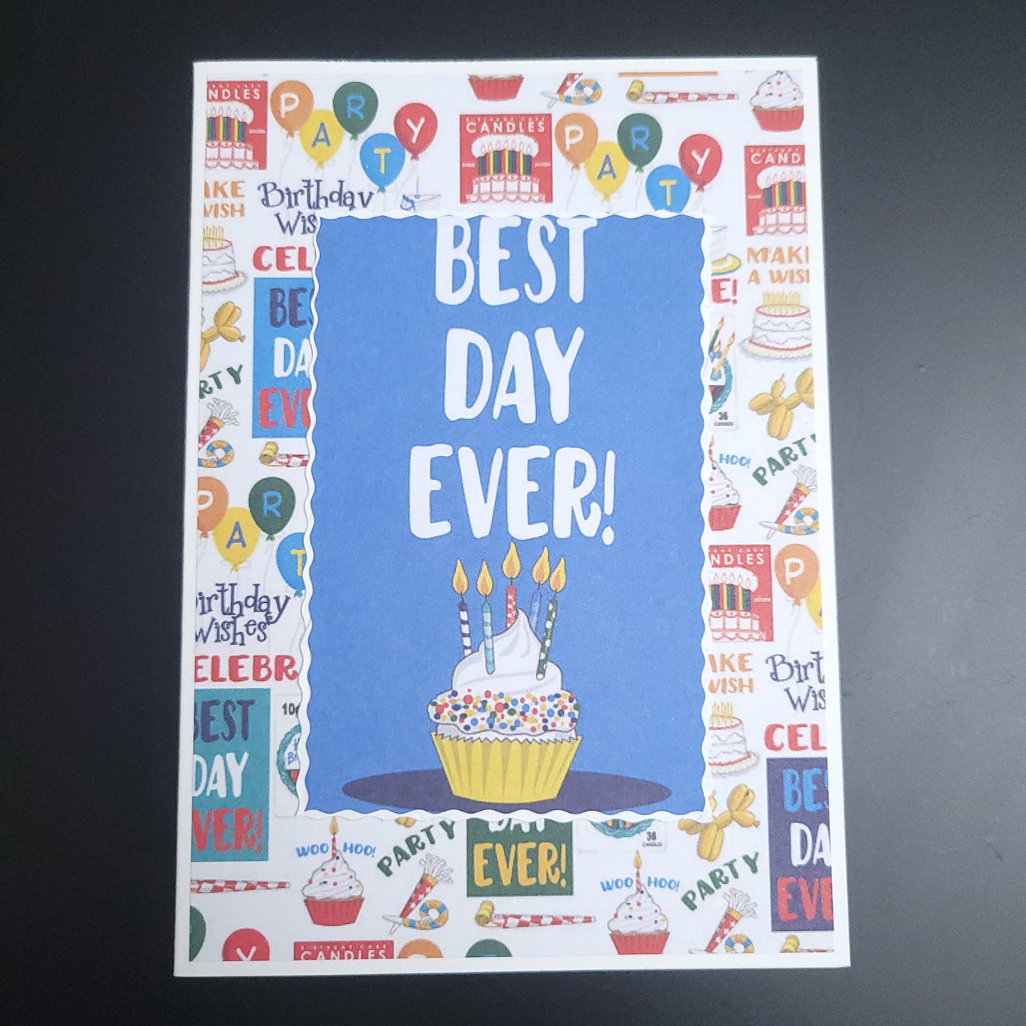 A6 One of a kind Celebration time Birthday blank cards (11 different designs)