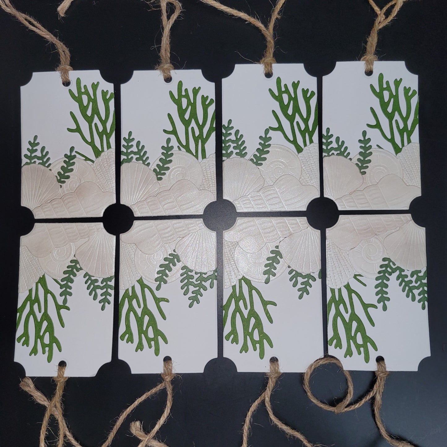 Single Shells & Seaweed Gift Tag.