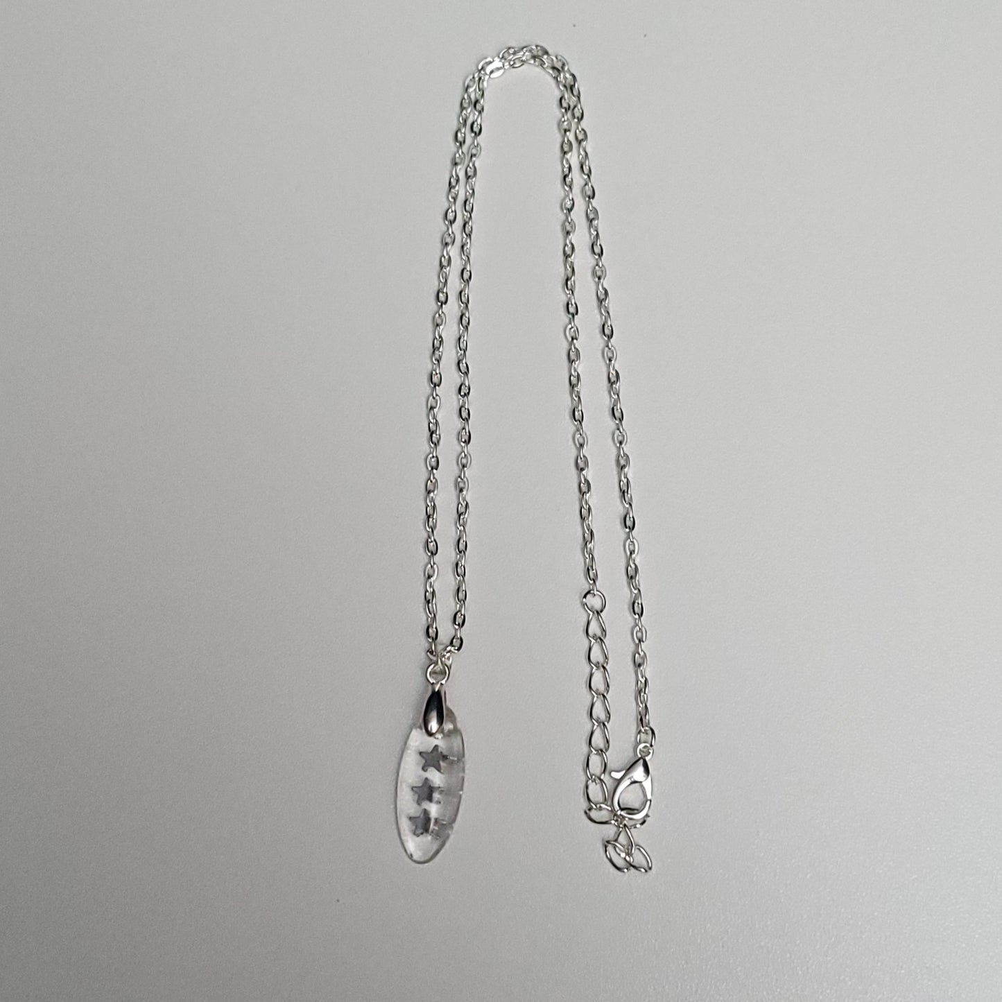 3 star resin necklace - test sample - Maker's One Takers