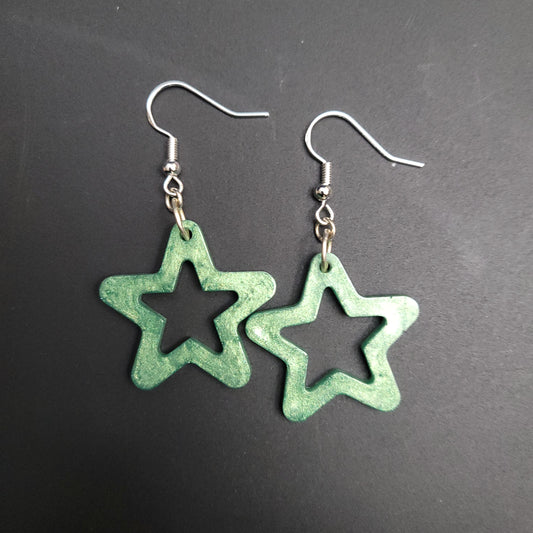 Outline Shape Resin Earrings (choose your variety)