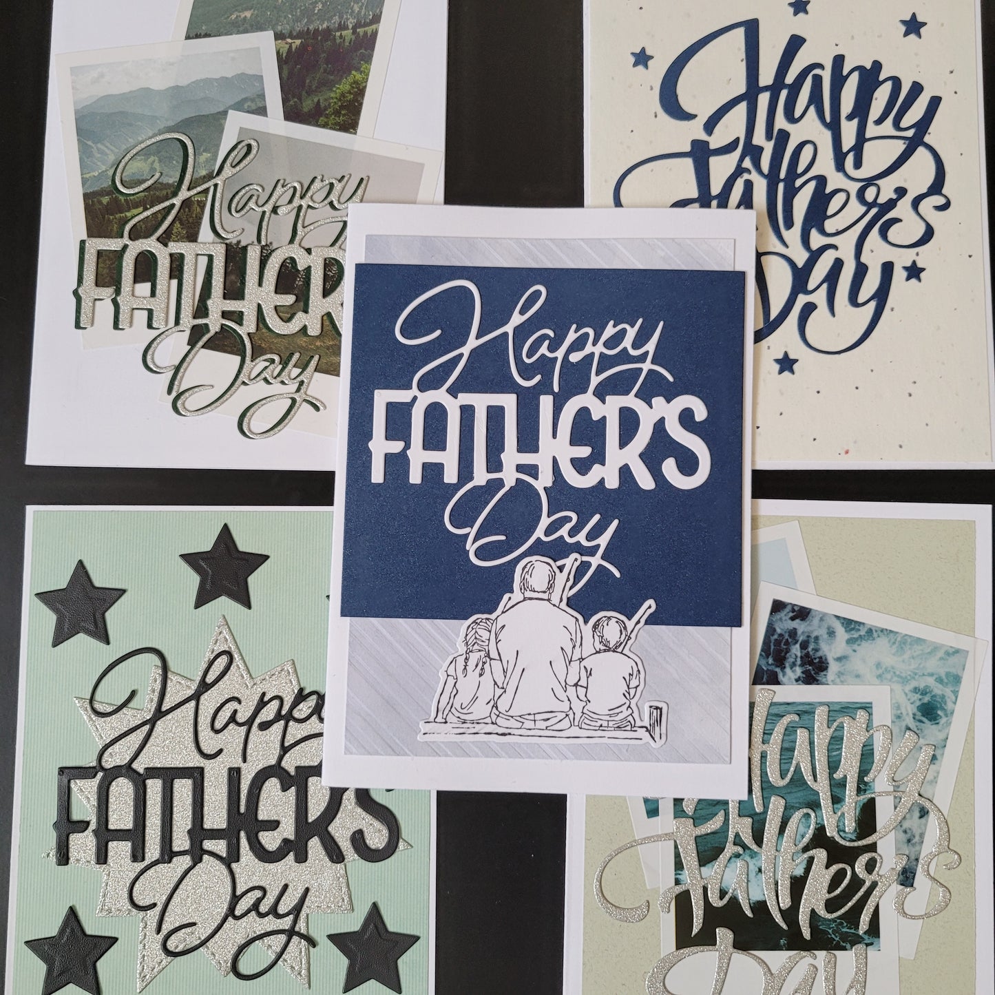 A6 One of a Kind Happy Father's Day blank cards (multiple designs)