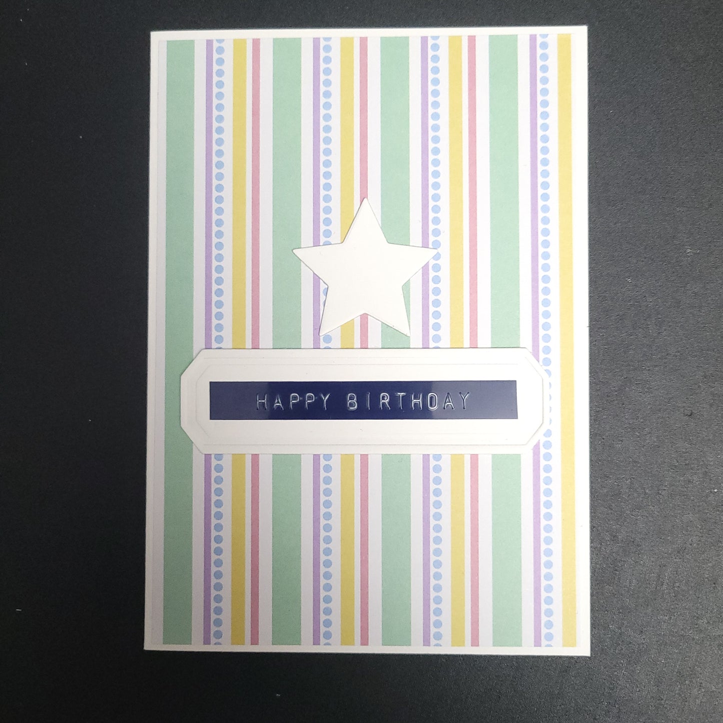 A6 One of a kind Pastel Fun Birthday blank cards (11 different designs)