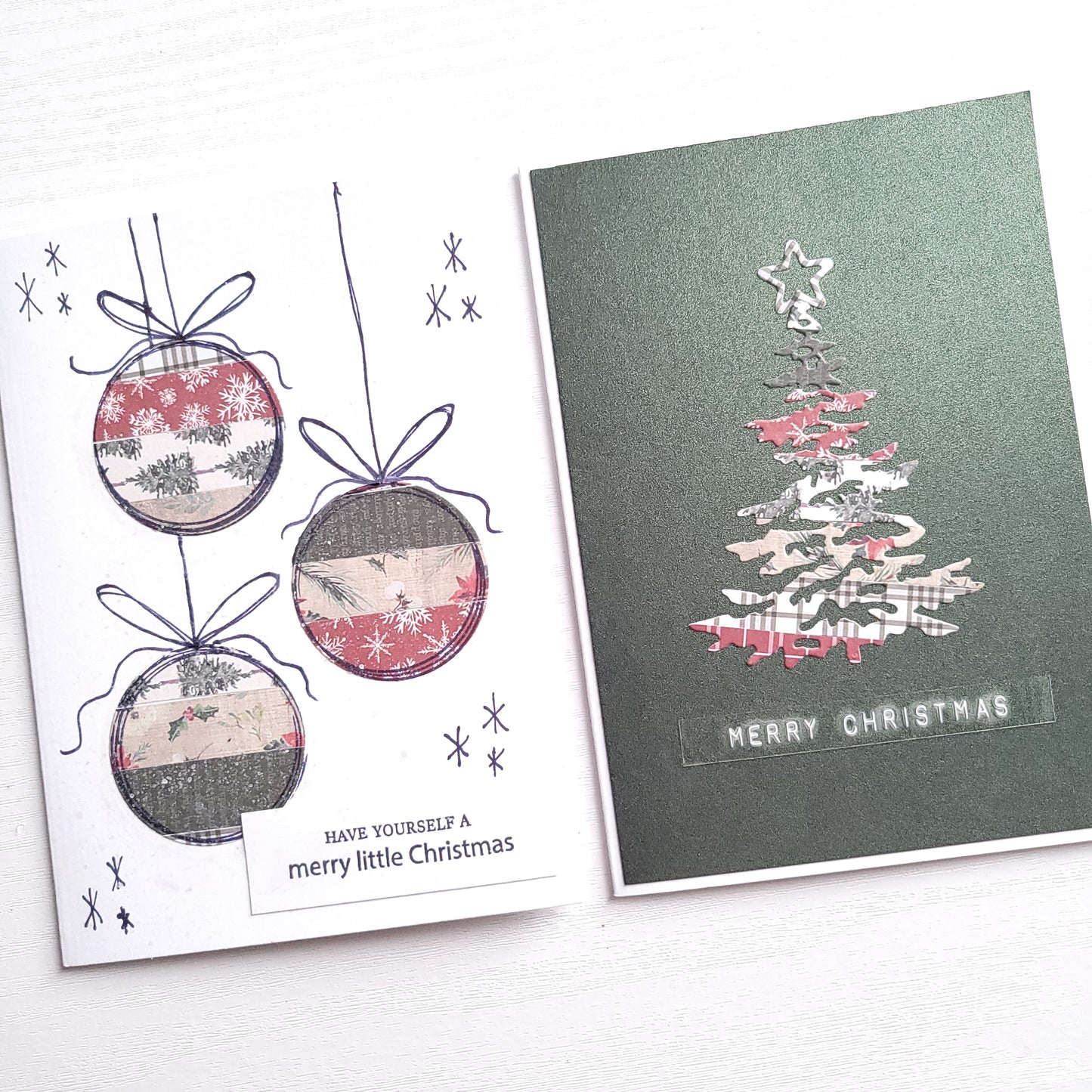 A6 Christmas One of a Kind blank cards (Multiple Designs)