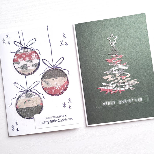 A6 Christmas One of a Kind blank cards (Multiple Designs)