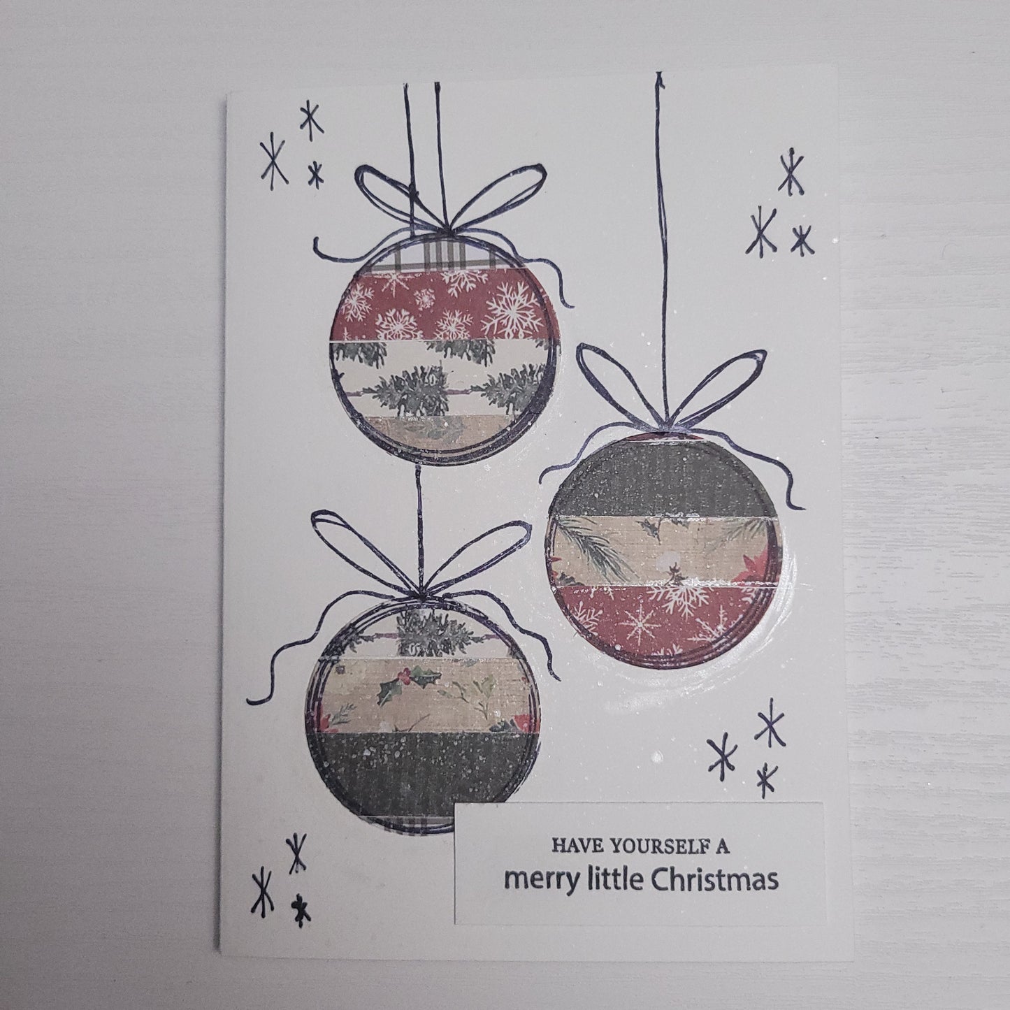 A6 Christmas One of a Kind blank cards (Multiple Designs)