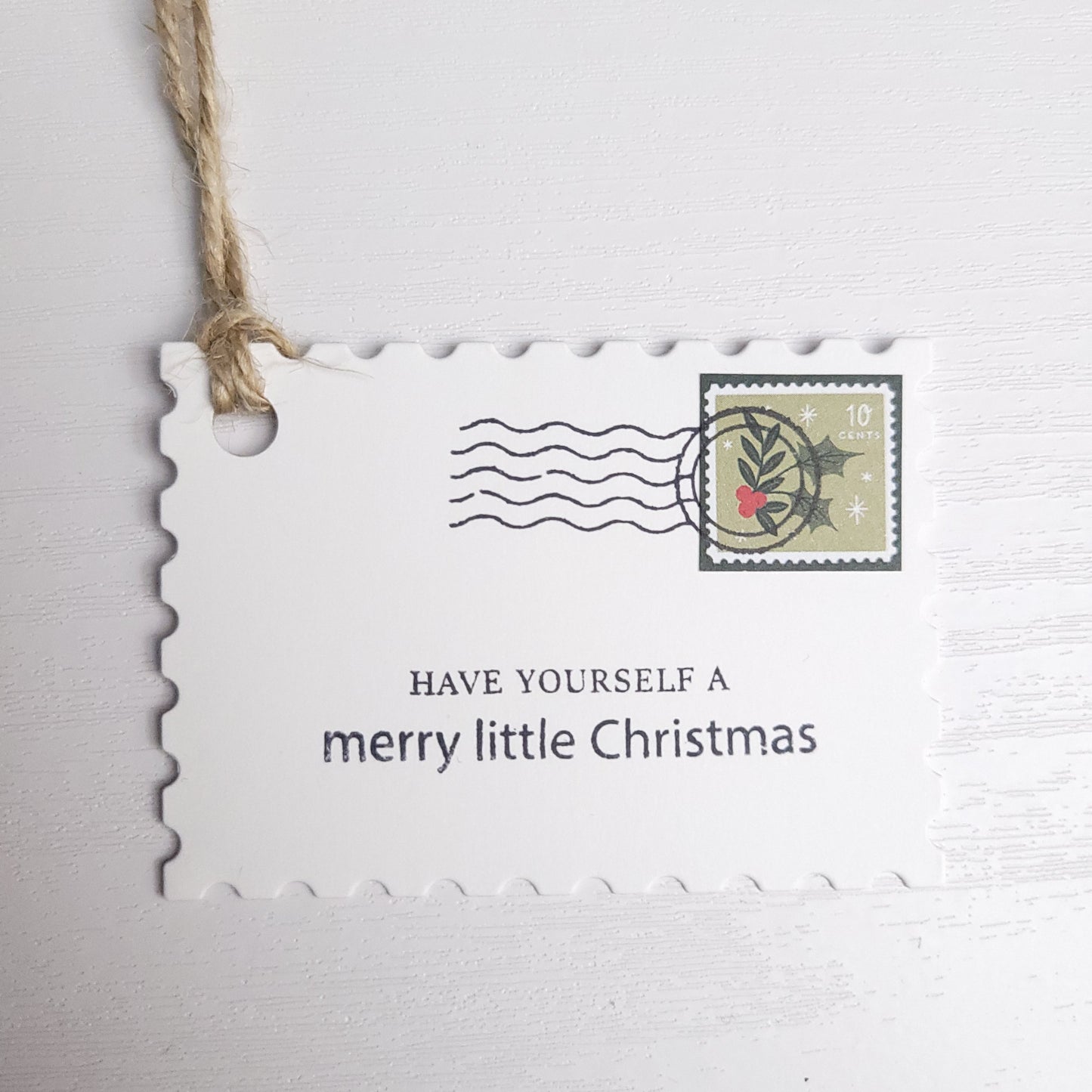 Envelope Christmas Gift Tag