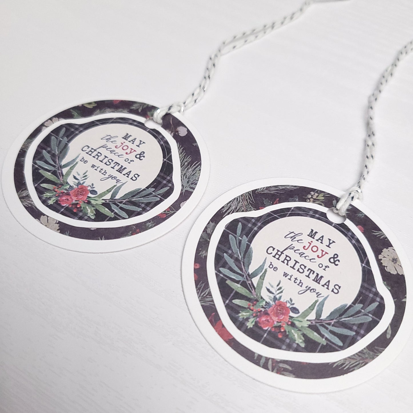 May the Joy Christmas Gift Tag