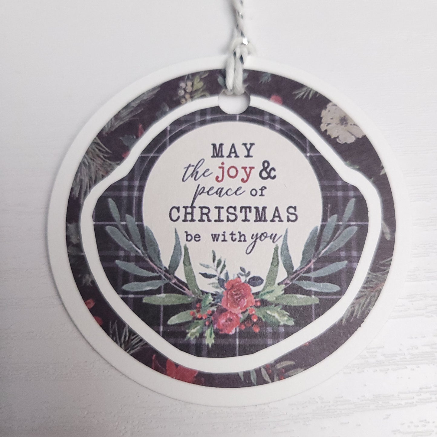 May the Joy Christmas Gift Tag