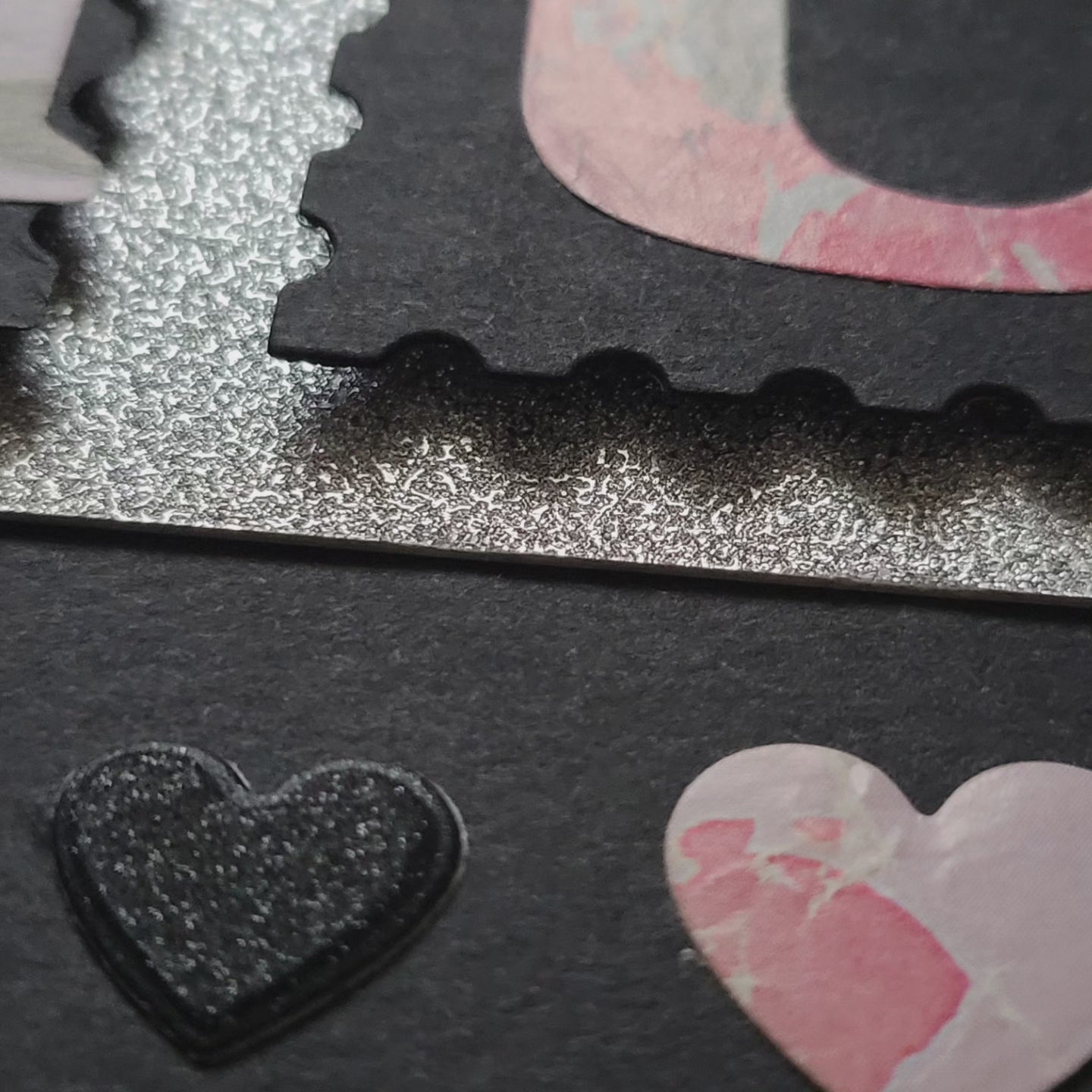 Stamp Letter Mum blank card