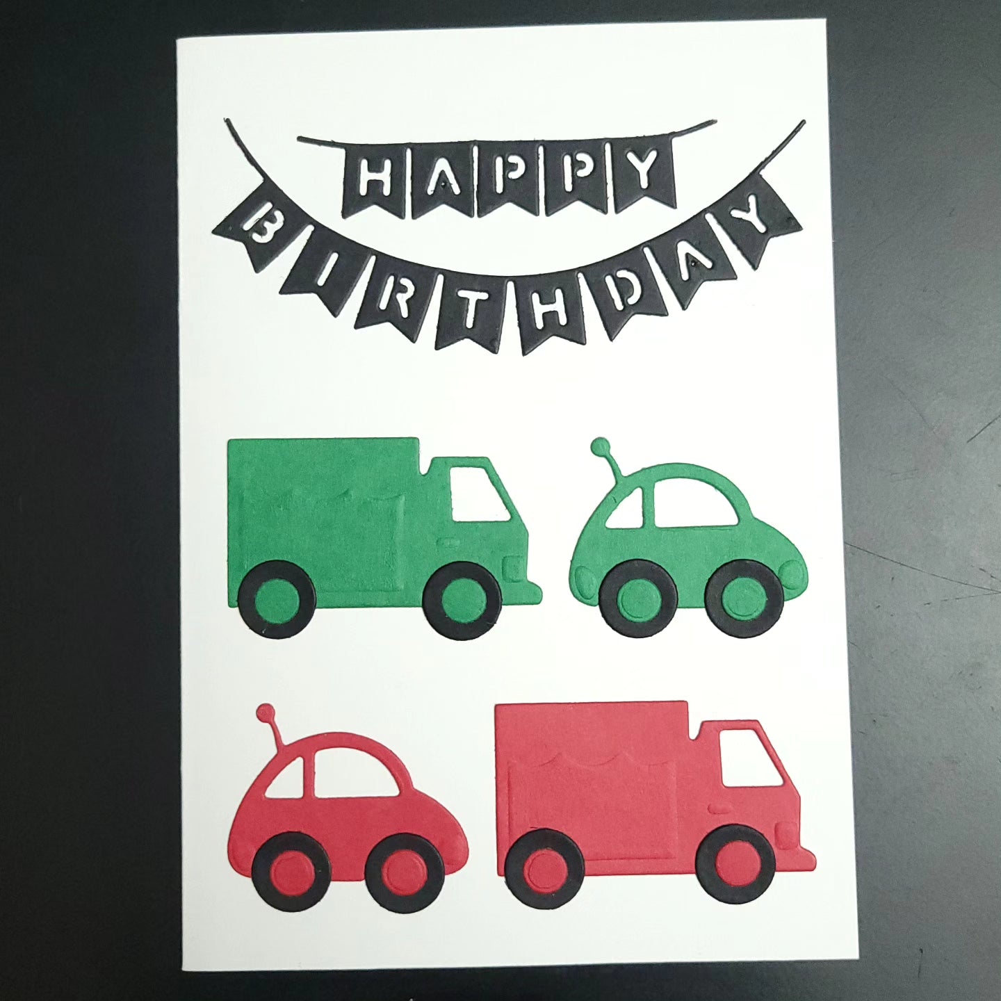 Kids Childrens Car, Truck & Train A6 Happy Birthday blank cards