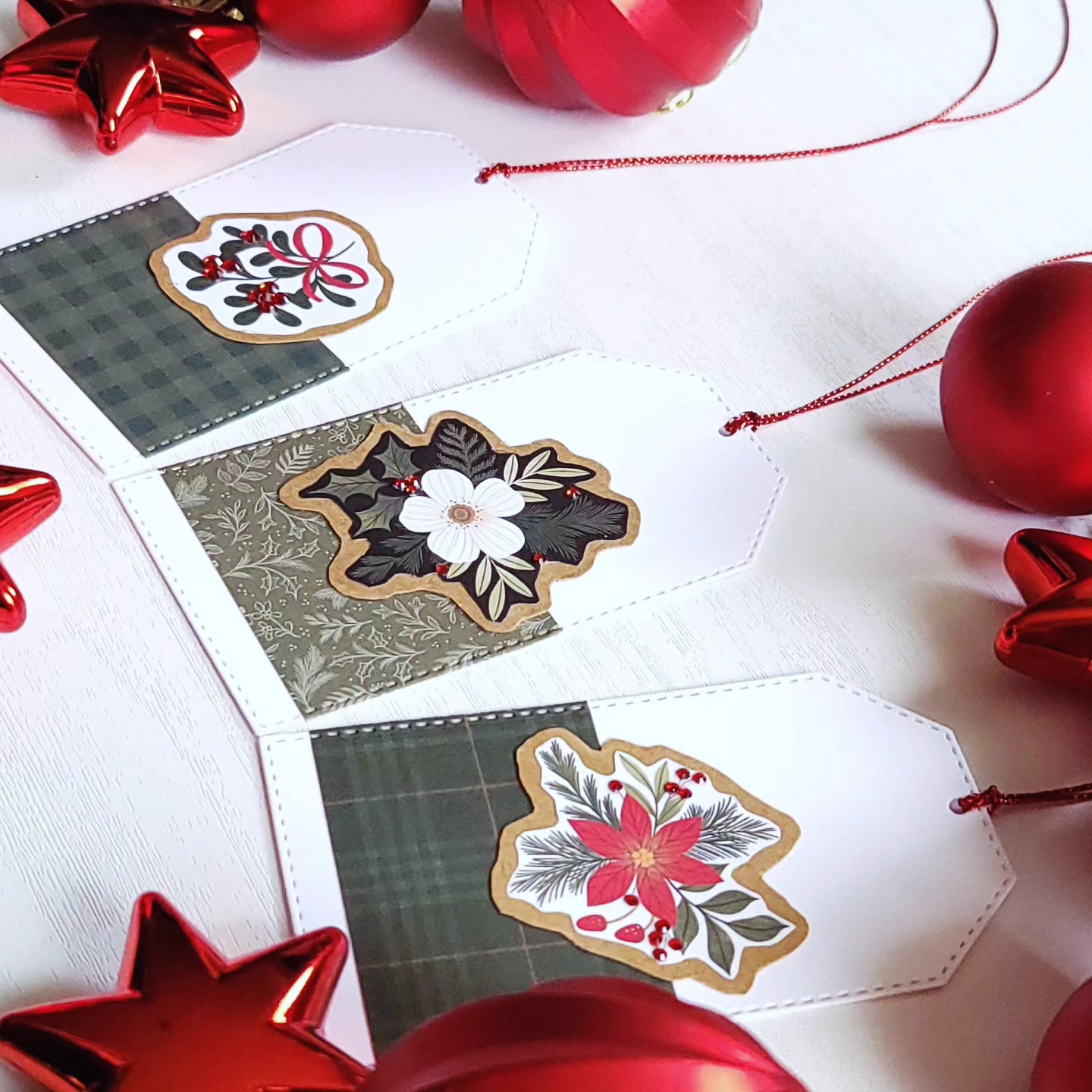 Single Country Home Christmas Gift Tag