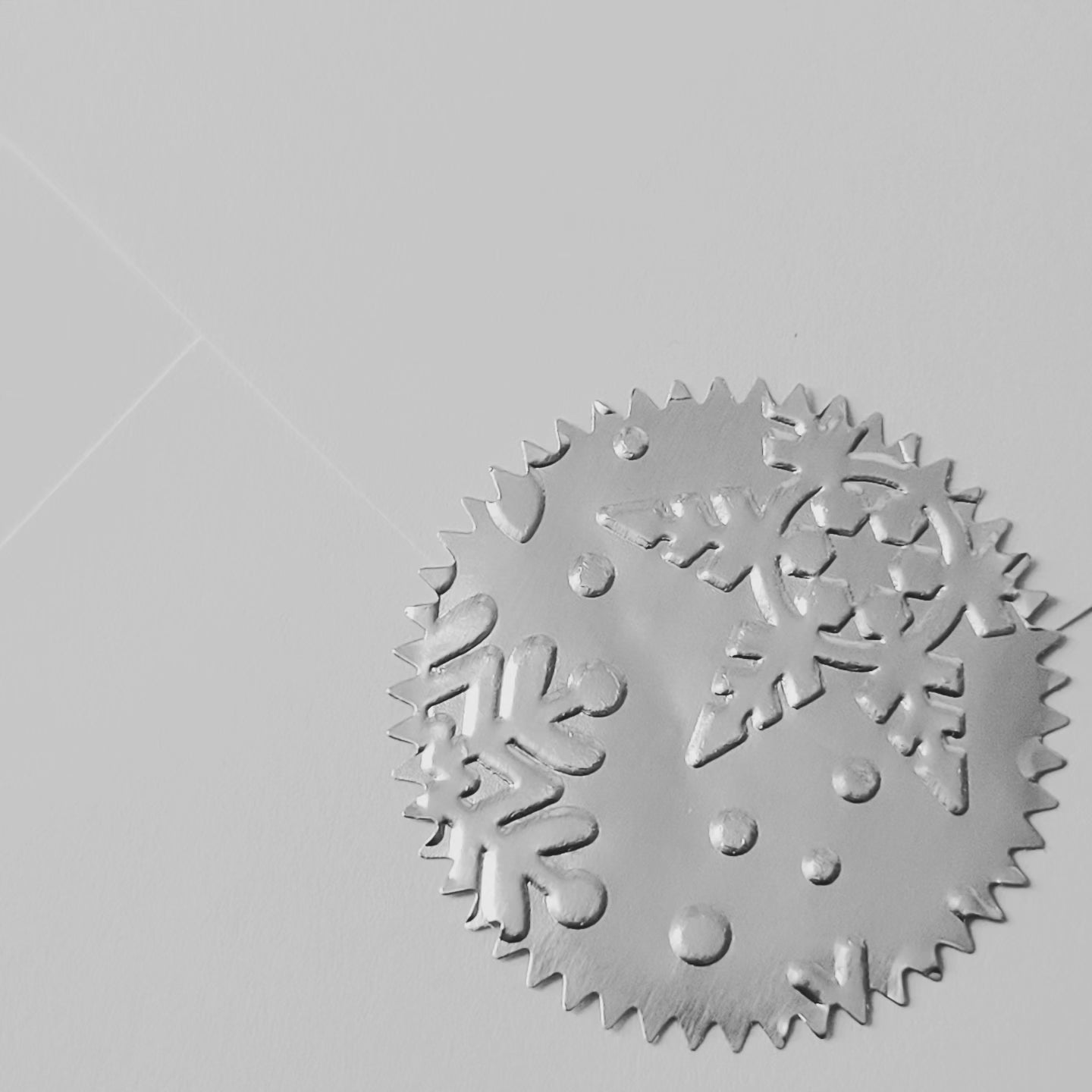 Set of 10 x Embossed Foil Seal Stickers
