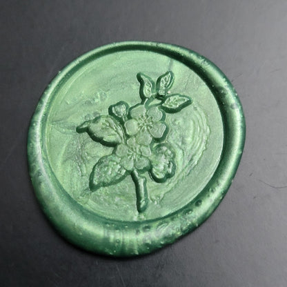 1 x single Adhesive Wax Seals - Individually hand poured and stamped. (Choose your colour & design)