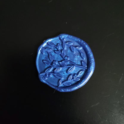 1 x single Adhesive Wax Seals - Individually hand poured and stamped. (Choose your colour & design)