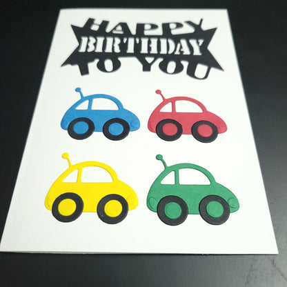 Kids Childrens Car, Truck & Train A6 Happy Birthday blank cards