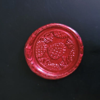 1 x single Adhesive Wax Seals - Individually hand poured and stamped. (Choose your colour & design)