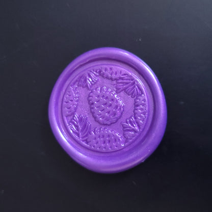 1 x single Adhesive Wax Seals - Individually hand poured and stamped. (Choose your colour & design)