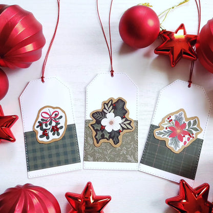 Single Country Home Christmas Gift Tag